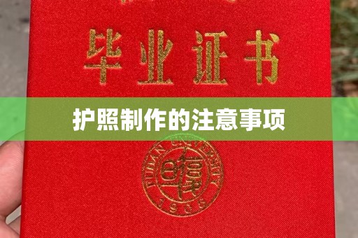 敖汉旗护照制作的注意事项